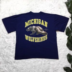 SOLD VINTAGE 1993 3D Michigan Wolverines Tee